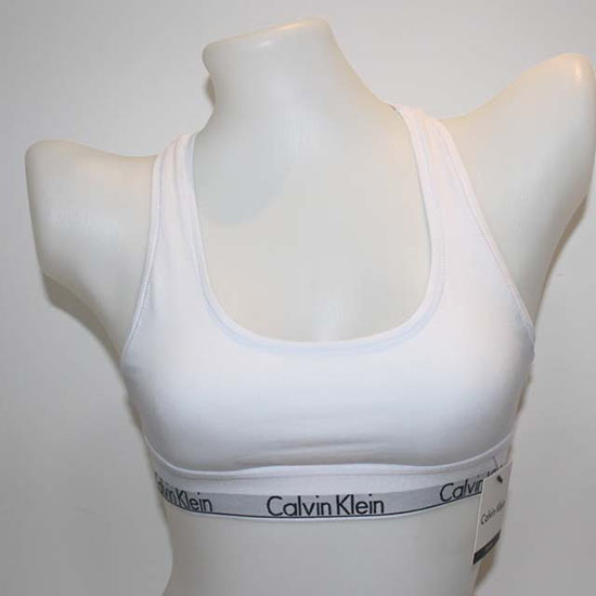 Conjunto Sujetador y Boxer Calvin Klein Mujer Blanco - Haga un click en la imagen para cerrar